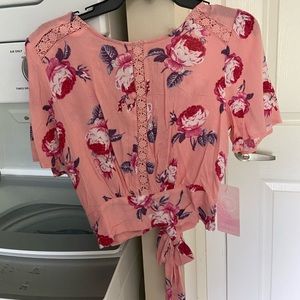 Cropped Blouse Top